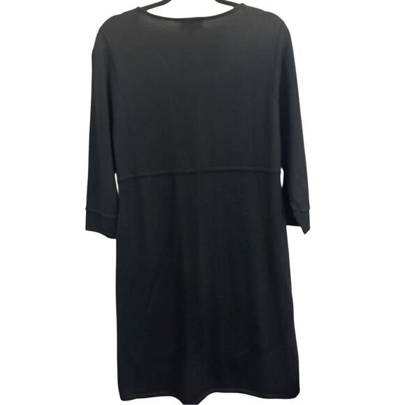 Tahari ASL sweater dress size L runs like M preppy, minimalist, regency - Picture 2 of 8